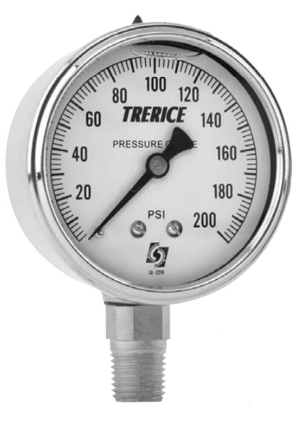 TRERICE PRESSURE GAUGE D82LFB2502LD110